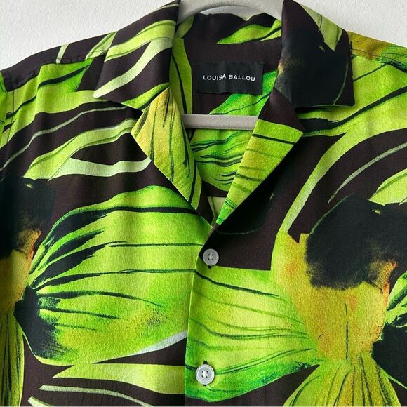 LOUISA BALLOU Weekend Printed Silk Shirt - Picture 5 of 11